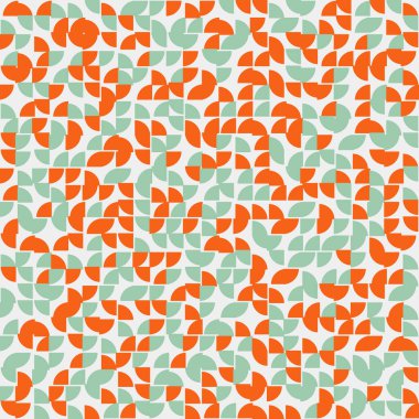 Soyut Geometrik Desen, üretken hesaplama sanatı çizimi 