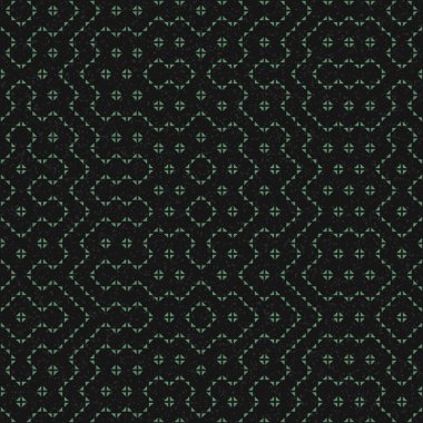 Soyut Geometrik Desen, üretken hesaplama sanatı çizimi 