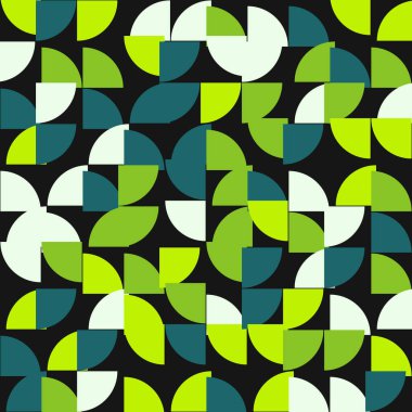 Soyut Geometrik Desen, üretken hesaplama sanatı çizimi 