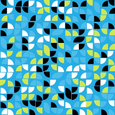 Soyut Geometrik Desen üretken hesaplama sanatı çizimi