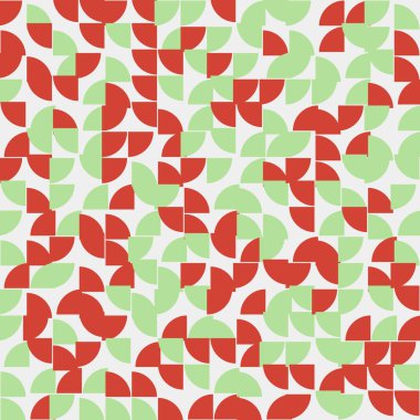 Soyut Geometrik Desen, üretken hesaplama sanatı çizimi 