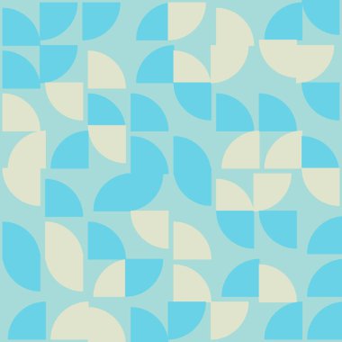 Soyut Geometrik Desen, üretken hesaplama sanatı çizimi 