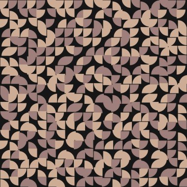 Soyut Geometrik Desen, üretken hesaplama sanatı çizimi 