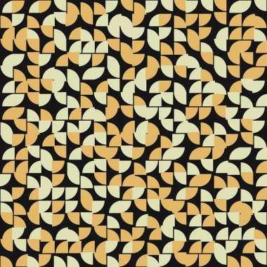 Soyut Geometrik Desen, üretken hesaplama sanatı çizimi 