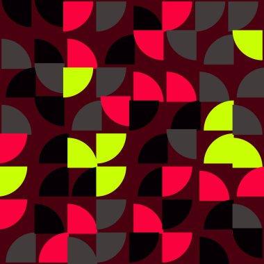 Soyut Geometrik Desen üretken hesaplama sanatı çizimi