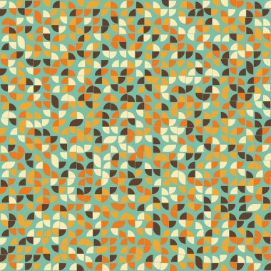 Soyut Geometrik Desen, üretken hesaplama sanatı çizimi 