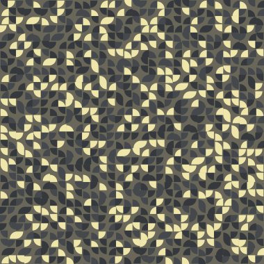 Soyut Geometrik Desen, üretken hesaplama sanatı çizimi 