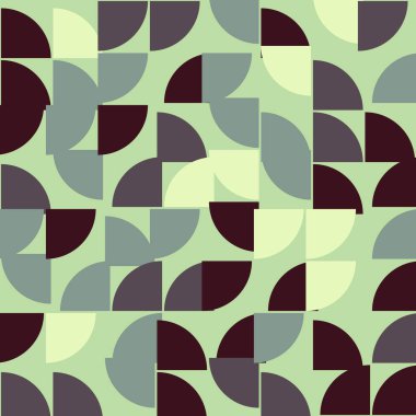 Soyut Geometrik Desen, üretken hesaplama sanatı çizimi 