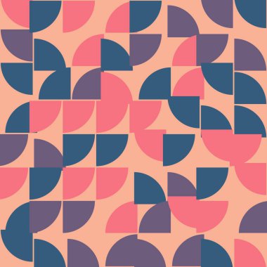 Soyut Geometrik Desen, üretken hesaplama sanatı çizimi 