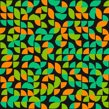 Soyut Geometrik Desen, üretken hesaplama sanatı çizimi 