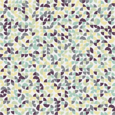 Soyut Geometrik Desen üretken hesaplama sanatı çizimi