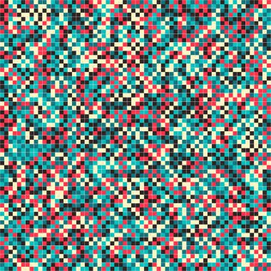 Soyut Geometrik Desen üretken hesaplama sanatı çizimi