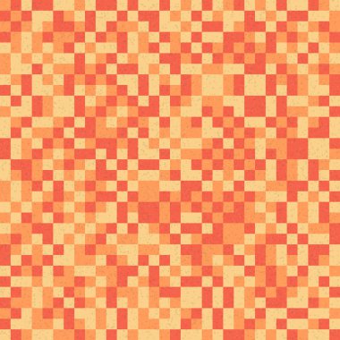 Soyut renk geometrik mozaik desen üretici hesaplama sanatı illüstrasyonu, fayans renk parçalarının taklit edilmesi