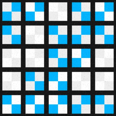 Soyut Geometrik Desen üretken hesaplama sanatı çizimi