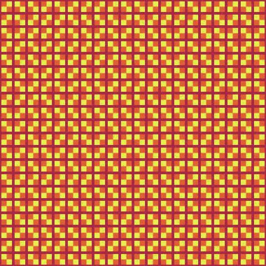 Soyut Geometrik Desen üretken hesaplama sanatı çizimi