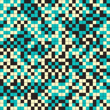 Soyut Geometrik Desen üretken hesaplama sanatı çizimi