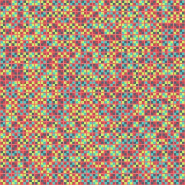 Soyut Geometrik Desen üretken hesaplama sanatı çizimi