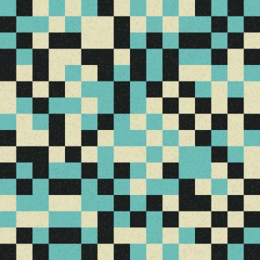 Soyut Geometrik Desen üretken hesaplama sanatı çizimi