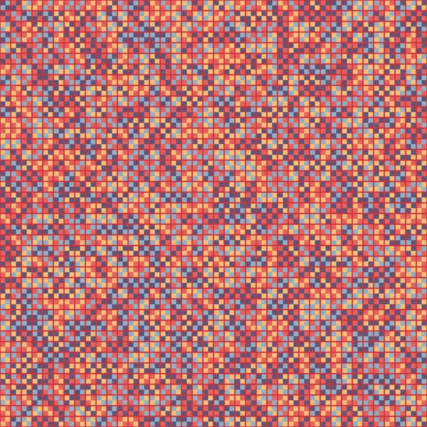 Abstrakt Färg Geometriska Mosaik Mönster Generativ Beräknande Konst Illustration Imitation — Stock vektor