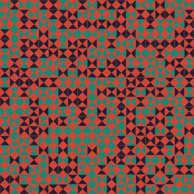 Soyut Geometrik Desen üretken hesaplama sanatı çizimi