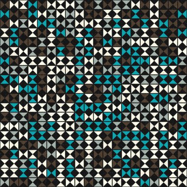 Soyut Geometrik Desen üretken hesaplama sanatı çizimi