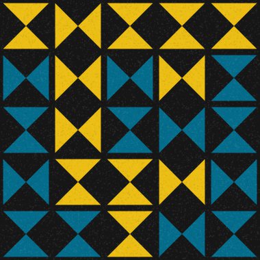 Soyut Geometrik Desen üretken hesaplama sanatı çizimi