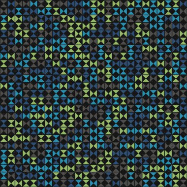 Soyut Geometrik Desen üretken hesaplama sanatı çizimi