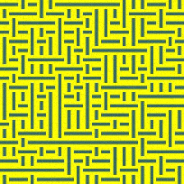 Soyut Geometrik Desen üretken hesaplama sanatı çizimi