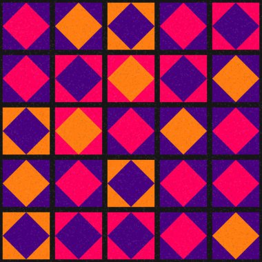 Soyut Geometrik Desen üretken hesaplama sanatı çizimi