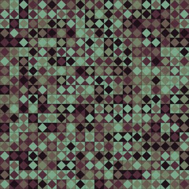 Soyut Geometrik Desen üretken hesaplama sanatı çizimi