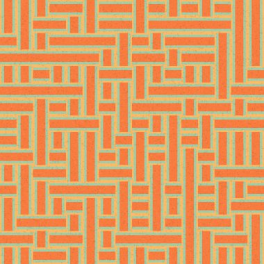 Soyut Geometrik Desen üretken hesaplama sanatı çizimi