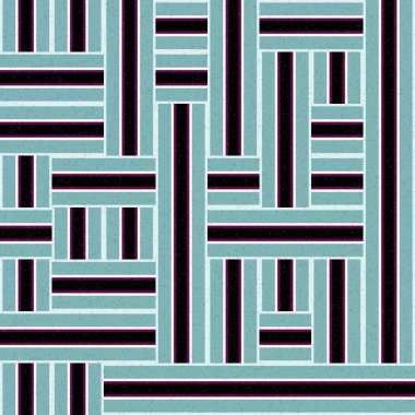 Soyut Geometrik Desen üretken hesaplama sanatı çizimi