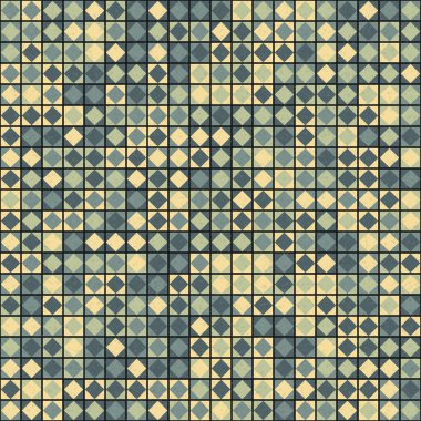 Soyut Geometrik Desen üretken hesaplama sanatı çizimi