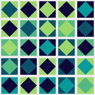 Soyut Geometrik Desen üretken hesaplama sanatı çizimi