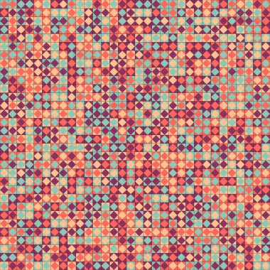 Soyut Geometrik Desen üretken hesaplama sanatı çizimi