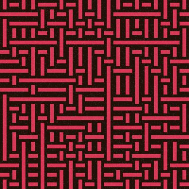 Soyut Geometrik Desen üretken hesaplama sanatı çizimi