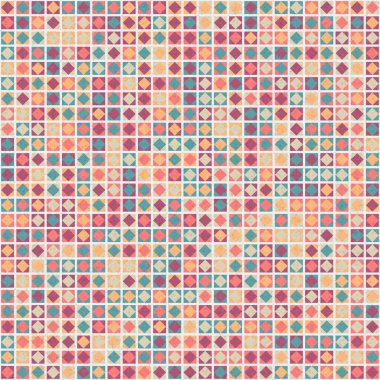 Soyut Geometrik Desen üretken hesaplama sanatı çizimi