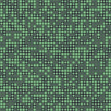 Soyut Geometrik Desen üretken hesaplama sanatı çizimi