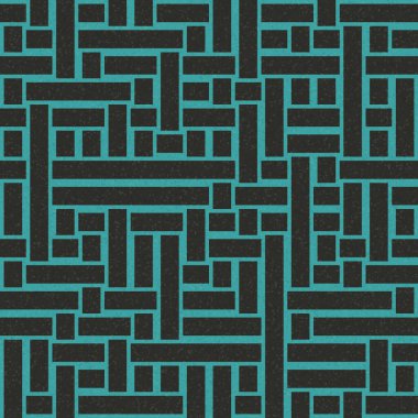 Soyut Geometrik Desen üretken hesaplama sanatı çizimi 