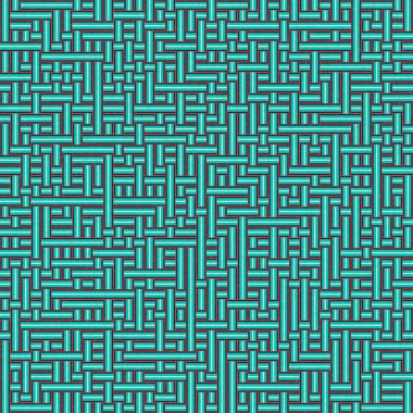 Soyut Geometrik Desen üretken hesaplama sanatı çizimi 