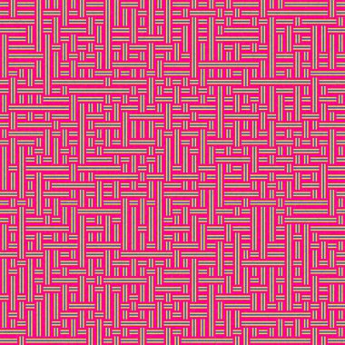 Soyut Geometrik Desen üretken hesaplama sanatı çizimi