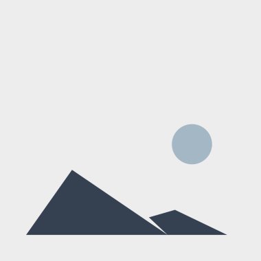 Geometrik Dağlar siluet manzara resmi 