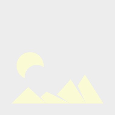 Geometrik Dağlar, siluet manzara, vektör illüstrasyonu 