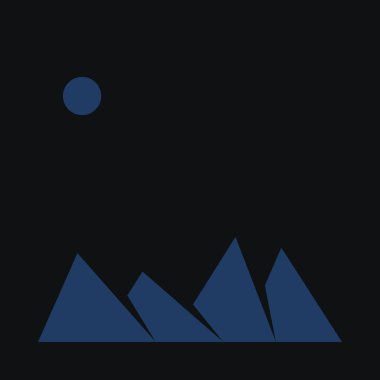 Geometrik Dağlar siluet manzara resmi