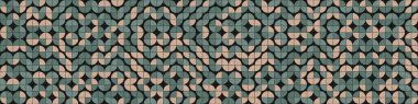 Soyut Geometrik Desen üretken hesaplama sanatı çizimi