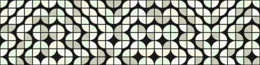 Soyut Geometrik Desen üretken hesaplama sanatı çizimi
