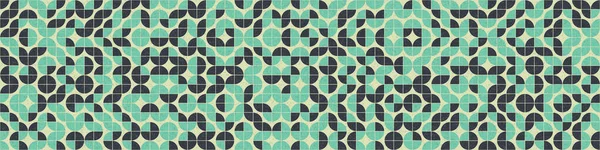 Abstrakte Farbe Geometrische Mosaik Muster Generative Computergestützte Kunst Illustration Nachahmung — Stockvektor