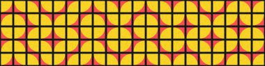 Soyut Geometrik Desen üretken hesaplama sanatı çizimi
