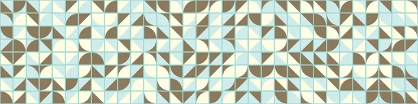 Abstraktní Geometrická Vektorová Ilustrace Opakovaným Designem — Stockový vektor