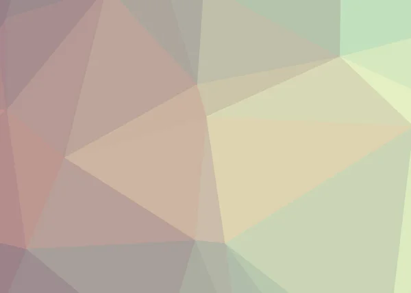 Colore Astratto Low Polygons Generative Art Sfondo Illustrazione — Vettoriale Stock